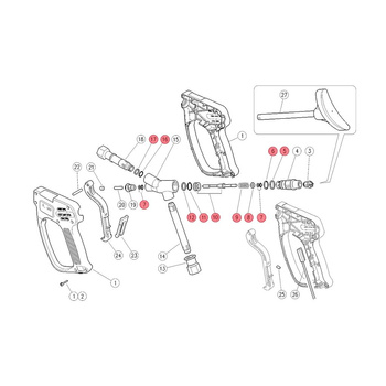 Komplet naprawczy - pistolet RL600