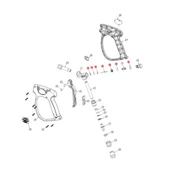 Komplet naprawczy - pistolet ML955 - ML956