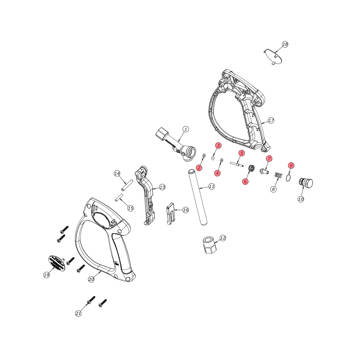 Komplet naprawczy - pistolet MV925 - freeze stop